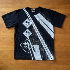 BLACK COMME des GARCONS 1E-T004 Tee Shirt Sz Medium