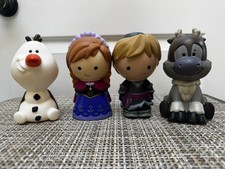 DISNEY PARKS FROZEN Chunky Bath Water Toys ANA OLAF KRISTOFF SVEN Set