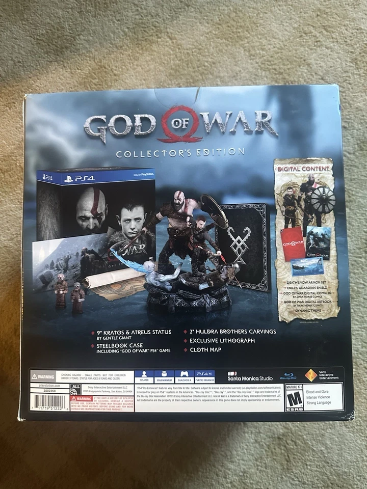 God of War - Edición Coleccionista - Sony PlayStation 4 Nuevo Precintado Foto 3 de 4