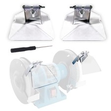 Bench Grinder Eye Shield, 2 Pcs Eyeshield Replacement Kit for Most A