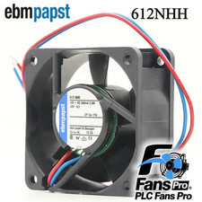 1PCS Brand New Ebmpapst 612NHH DC12V 2.9W 2-Wire Cooling Fan Fast Shipping