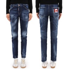 Dsquared2 Washed Patch Cool Girl Jeans 23 F/W S75LB0800 S30664 470 54759685