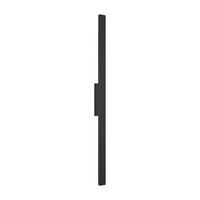 LED AußEnlampe Schwarz Aluminium IP54 3000 K H:100 Cm Garten Wandleuchte Fassade
