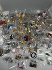 Vintage Costume Jewelry Lot 70+ Earrings Brooch Clips Gold Tone Mixed