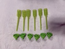 LOT OF 6 DR BROWN'S NATURAL FLOW BABY BOTTLE REPLACEMENT VENT INSERTS  TUBES