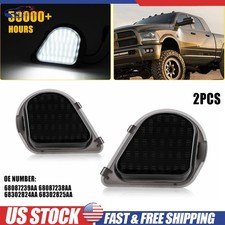 LED Side Towing Mirror Puddle Light For 10-19 Dodge Ram 1500 2500 3500 4500 5500