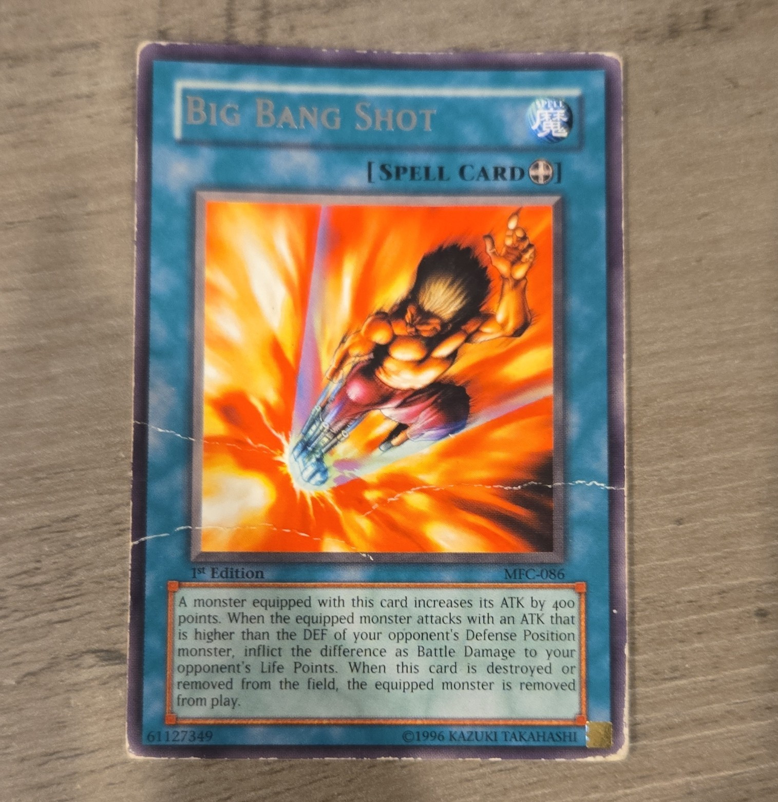 Big Bang Shot MFC-086 YuGiOh Magician's Force trading card — raw and PSA graded price guide