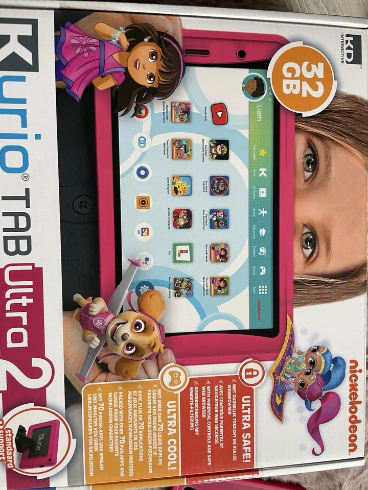 Nickelodeon Kurio Tab Ultra 2  Kindertablet 7 Zoll Tablet Pink 32GB - Bild 3 von 3