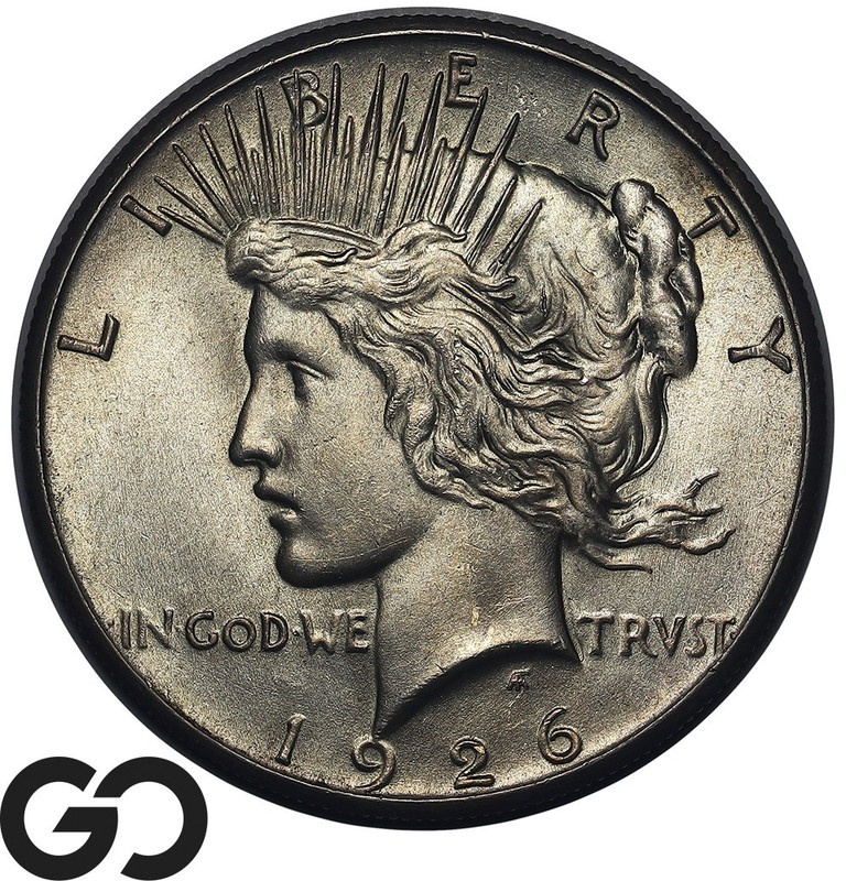 1926 Peace Silver Dollar, Satin Luster Gem BU++, Nice!