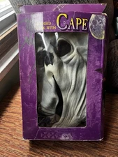 Vintage 1998 Paper Magic Group Screaming Skull HOODED MASK WITH CAPE Ghostface