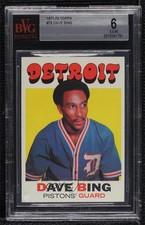 1971-72 Topps Dave Bing #78 BVG 6 HOF 0q3