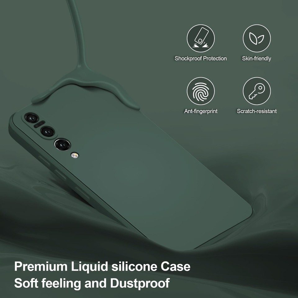 Custodia Huawei Custodia Trasparente Per Huawei P20 Pro - Cover TPU Morbida Con Bordi Rialzati E Anti-Graffio Custodia Anti-ingiallimento