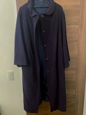 USED YOHJI YAMAMOTO ROUND-COLLAR LONG COAT GOOD