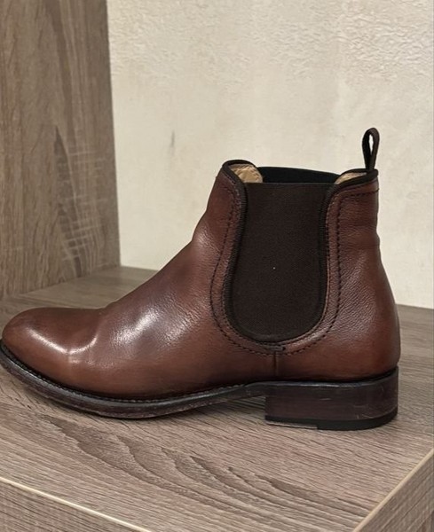 Women Dirk Bikkembergs Boots Brown Leather 37