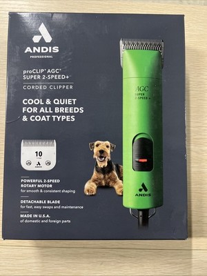 Andis ProClip AGC Super 2-Speed+ Clipper Detachable Blade  Green
