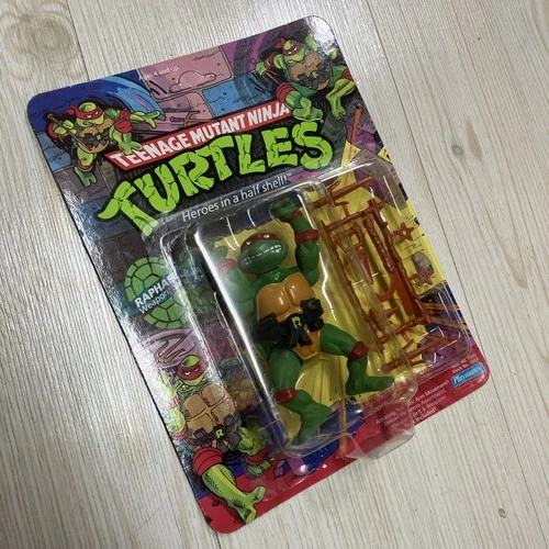 New Listing1988 TMNT Teenage Mutant Ninja Turtles RAPHAEL 10-Back Soft Head Fan Club 1stEd