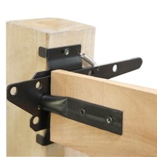 Heavy Duty Self-Locking Post Mount Automatic Gravity Lever Gate Latch for Woo...