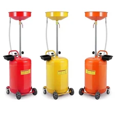 8/20 Gallon Portable Waste Oil Drain Tank with Lift Pan – Oil Drain Container