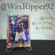 2025 Topps Chrome Christian Walker Prism Refractor Parallel #279 Astros 🔥 