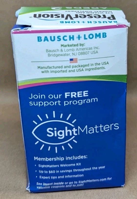 PreserVision Areds 2 Fórmula Vitamina y Mineral para Ojos 60 Masticable EXP 3/2027 Foto 3 de 4