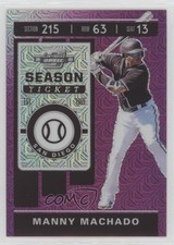 2020 Chronicles Contenders Optic Purple Mojo Prizm 45/75 Manny Machado #15 4wv