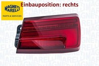 Magneti Marelli 714081700211 Heckleuchte Rechts RüCklicht Hecklicht FüR Audi