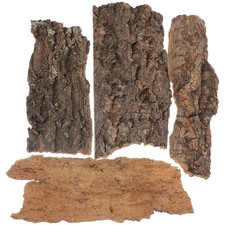 4pcs Cork Bark Reptile Decor Natural Tree Climbing Platforms Reptiles...