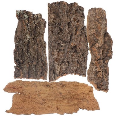 4pcs Cork Bark Reptile Decor Natural Tree Climbing Platforms Reptiles... 