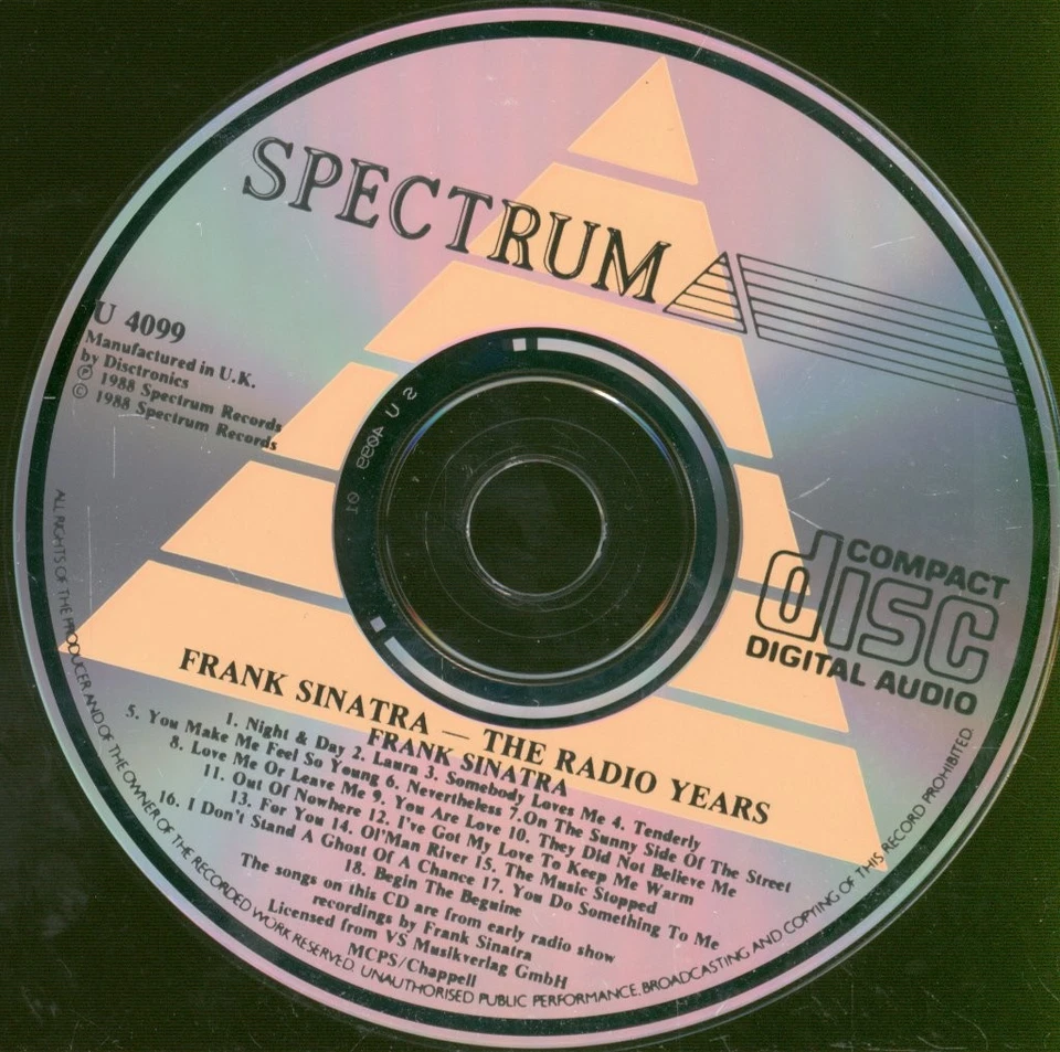 Frank Sinatra Radio Years CD UK Spectrum 1988 U4099 - Bild 3 von 3