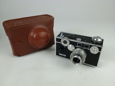 Argus C3 "Brick" Vintage Rangefinder 35mm Camera w/ Leather Case Untested