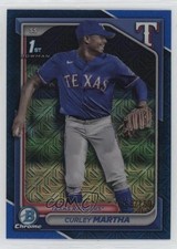 2024 Bowman Chrome Prospects Mega Box Blue Mojo Refractor Curley Martha 1an8