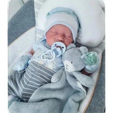 KSBD Realistic Reborn Dolls Levi - 18 Inch Lifelike Sleeping Baby Boy That Lo...