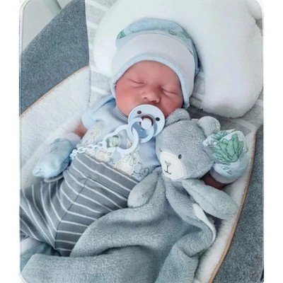 KSBD Realistic Reborn Dolls Levi - 18 Inch Lifelike Sleeping Baby Boy That Lo...
