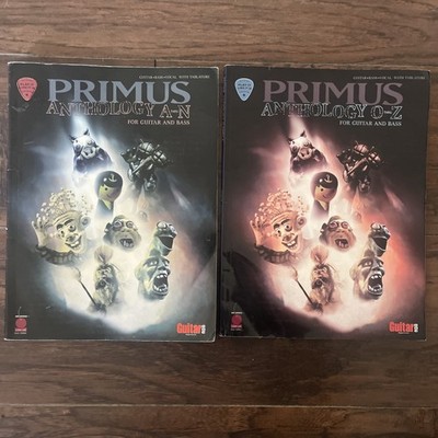 Primus Anthology A thru N and O thru Z for Guitar and Bass Tab Les Claypool Ler