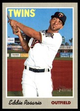 Eddie Rosario 2019 Topps Heritage #25 Twins MLB READ FREE SHIPPING AutographDen
