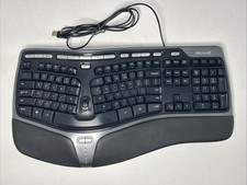 Microsoft Natural Ergonomic Keyboard 4000 v1.0 KU-0462 USB Wired - Tested Works