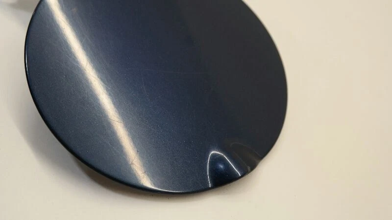2001-2004 Ford Mustang outer Fuel Lid Door Blue - Image 2 of 4