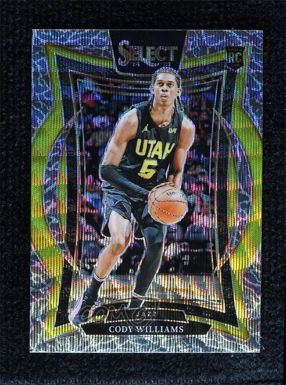2024-25 Panini Select Concourse Elephant Prizm Cody Williams #71 Rookie RC v9t