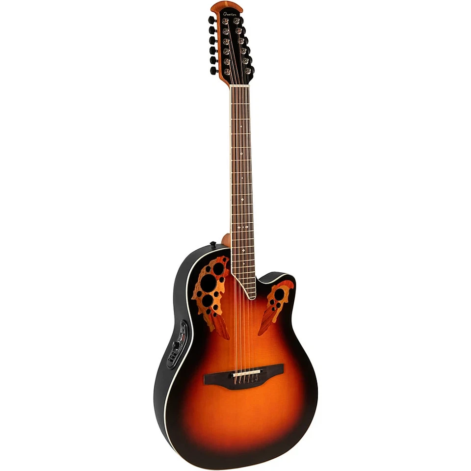 Ovation 2758AX-NEB-G Pro Elite Deep Contour 12-String A/E Guitar NEB Refurbished - Image 3 of 4