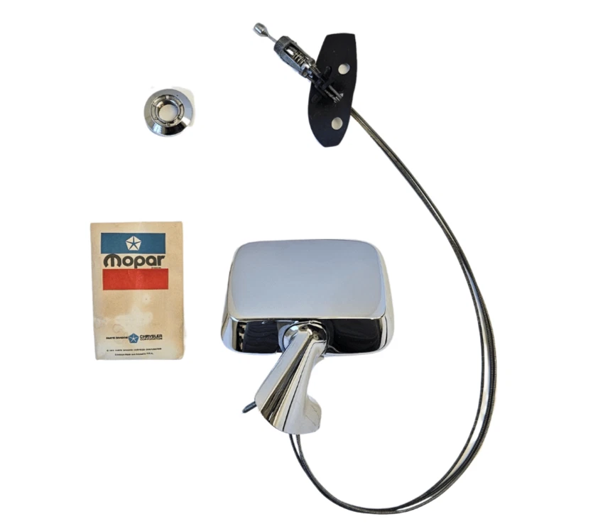 Espejo retrovisor de puerta Plymouth Fury I II II III 1971 con control remoto lateral izquierdo 3582646 nuevo de stock Foto 2 de 4