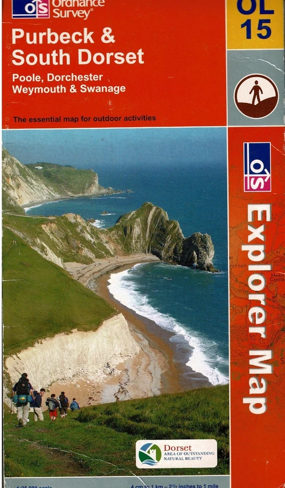 OS Explorer Map OL 15 Purbeck & South Dorset 2004 - Image 1 of 1