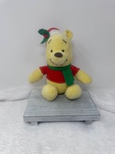 Disney Baby Christmas WINNIE THE POOH 10" Plush Toy by Kids Preferred