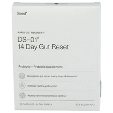 Seed 14 Day Gut Reset Premium Probiotic + Prebiotic Supplement 28 Caps 07/26