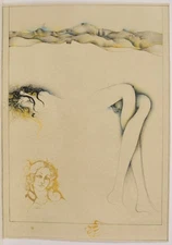 Bruno Bruni / Unsigned / Color Lithograph / Venus / Here A Misprint HTF!!!