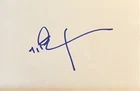 Michael Wincott 1958- Strange Days Alien Robin Hood autograph signed 4"x6" card