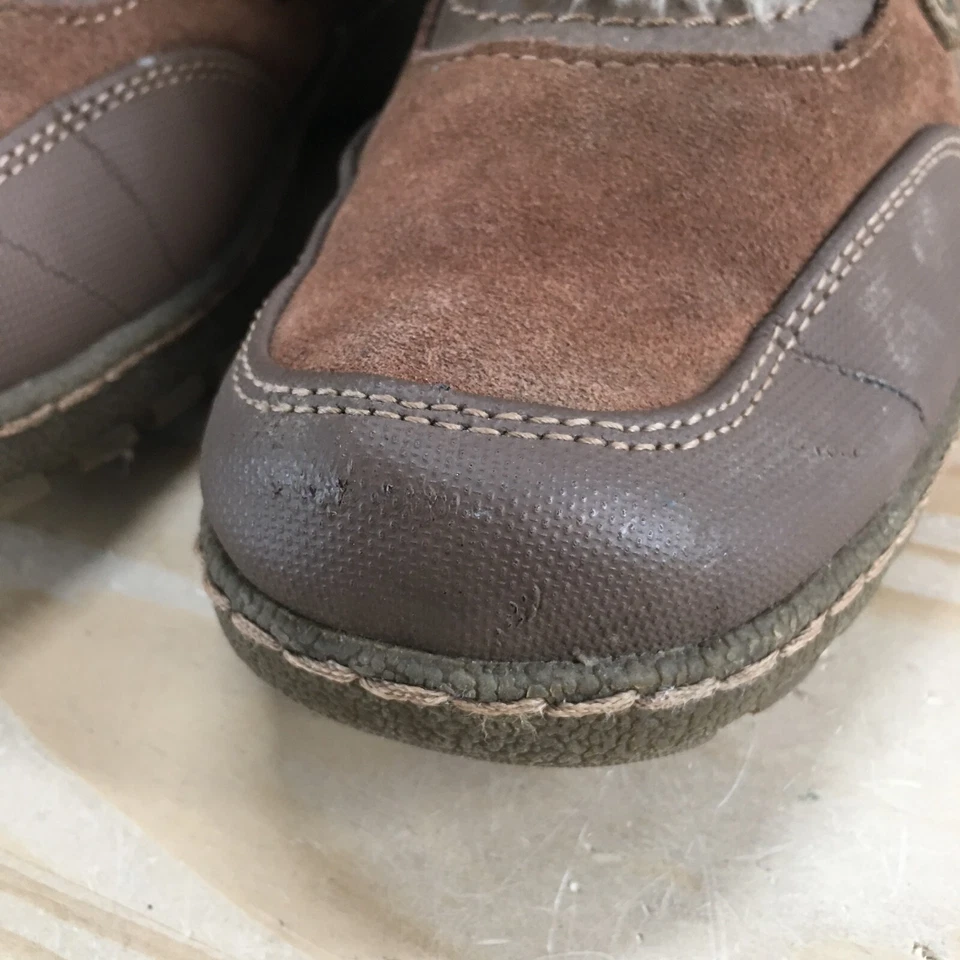 St Johns Bay Boots Womens 8.5M Winter Brown Leather Lace Up Mid-Calf 024-8942 - Image 4 of 4