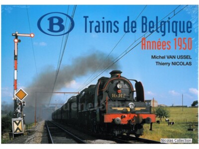 NicolasCollection NC2F Buch Trains de Belgique Annèes 1950 Französisch Neu+OVP