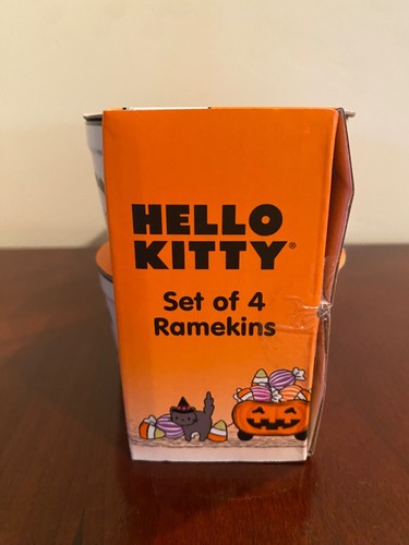 Sanrio Hello Kitty Halloween Monsters Set Of 4 Baking Ramekins  NIP - Bild 5 von 7