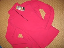 NWT WOMENS LARGE MOUNTAIN HARDWEAR MICRO FLEECE 1/4 ZIP
