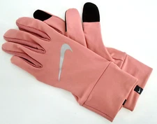 Nike Lightweight Tech Gloves Women's Medium Running Touch Screen Red Stardust